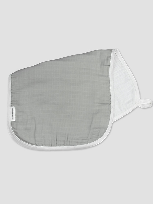 Image number 2 showing, Honest Baby Clothing 5 Pack Organic Cotton Multi Layer Woven Burp Cloths