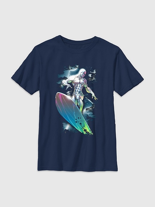 1 of 8 showing, with the color Navy of product Kids Comics Retro Classic Graphic Tee