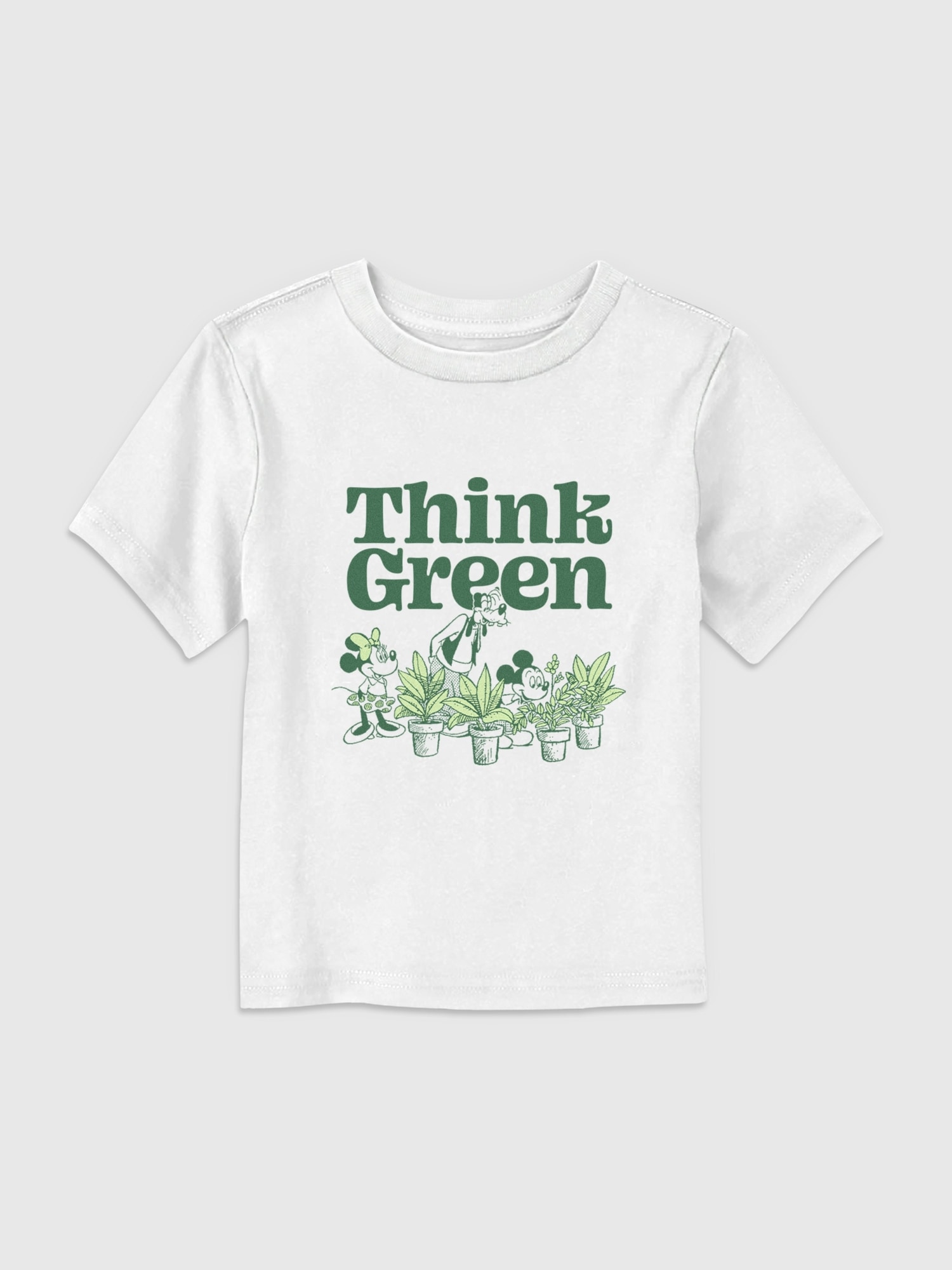 Toddler Mickey And Friends Think Green Graphic Tee