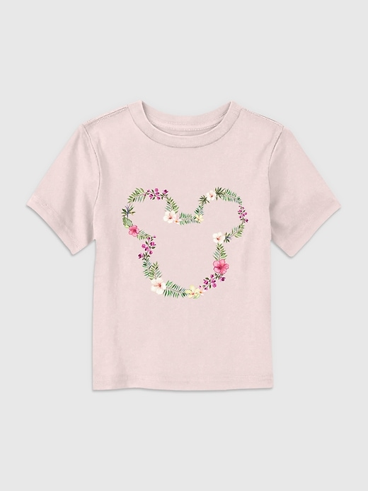 Image number 1 showing, Toddler Mickey And Friends Floral Outline Graphic Tee