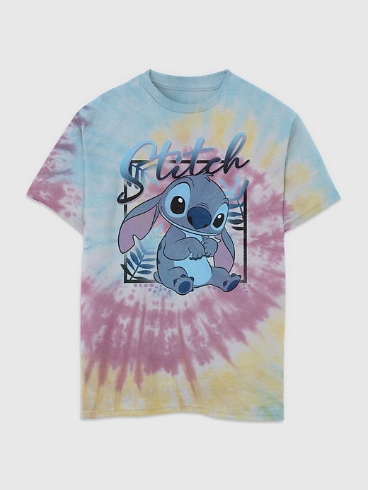 Image number 1 showing, Kids Lilo and Stitch Tie Dye Graphic Tee