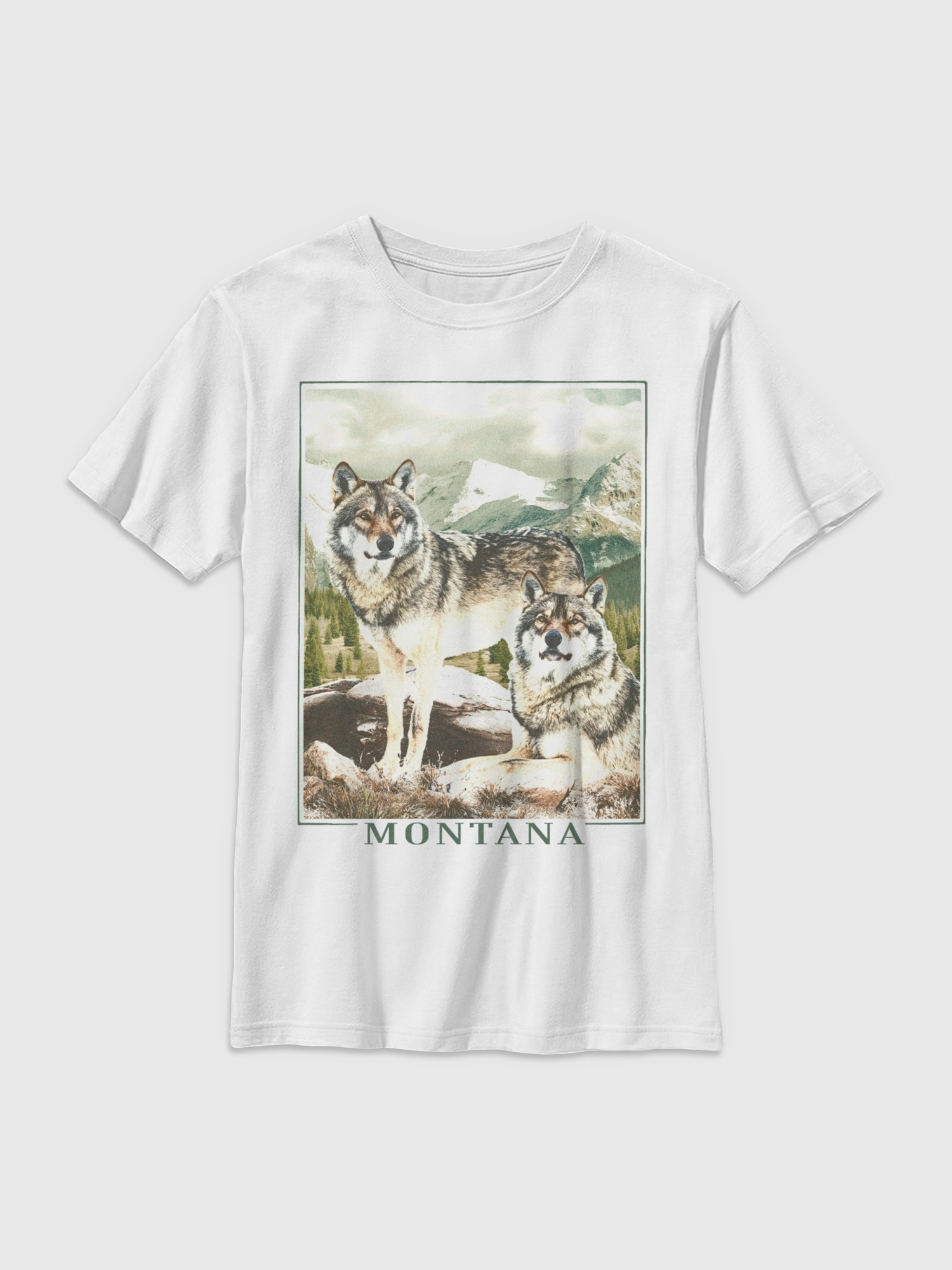 Kids Montana Wolves Graphic Tee
