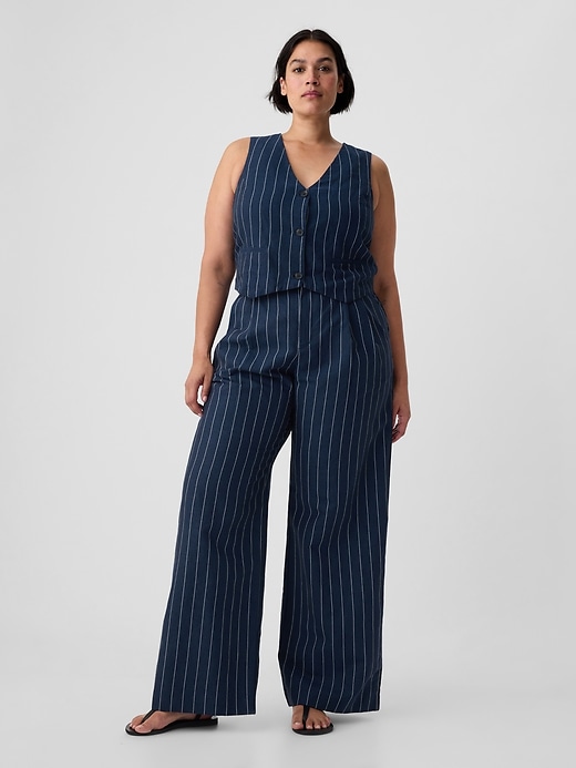 Image number 5 showing, 365 High Rise Linen-Cotton Trousers