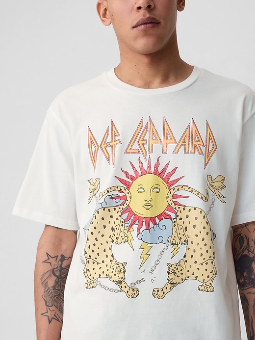 Image number 4 showing, Def Leppard Graphic T-Shirt