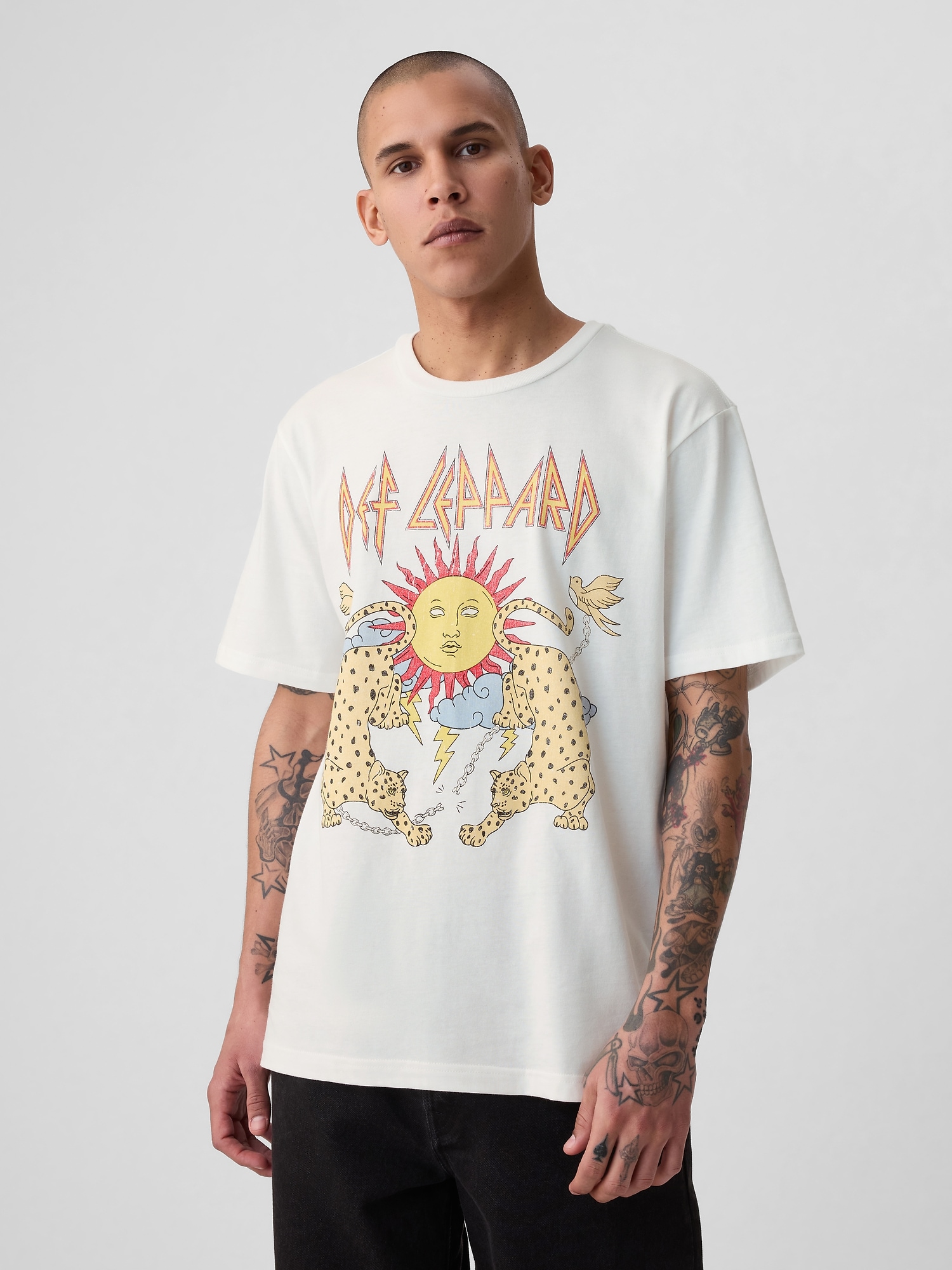 Def Leppard Graphic T Shirt Gap