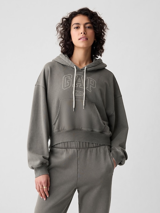 Image number 3 showing, Vintage Soft Cropped Hoodie