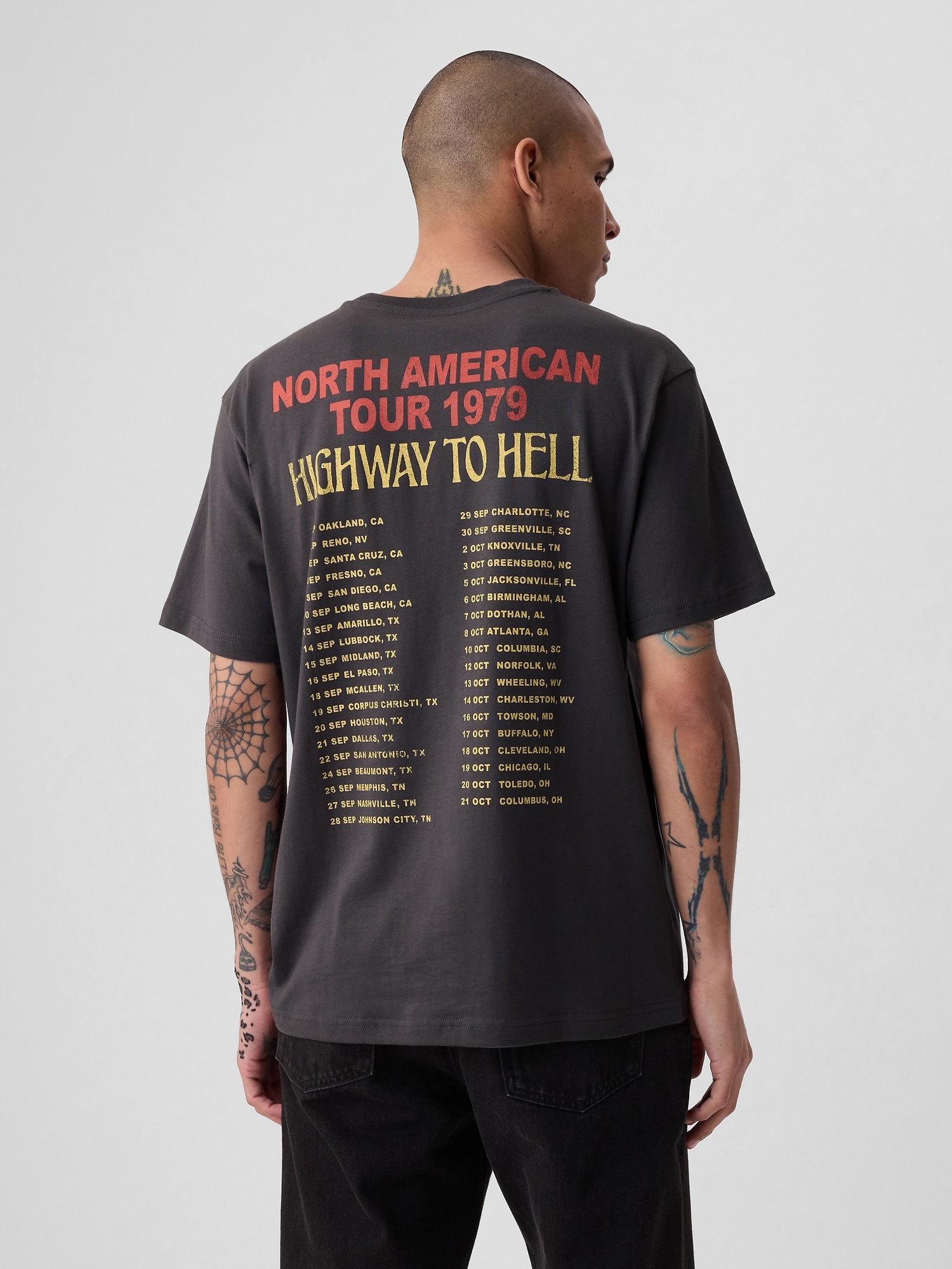 AC/DC 1979 Tour Graphic T-Shirt | Gap