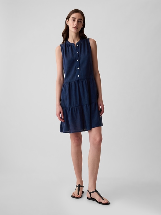 Image number 8 showing, Eyelet Mini Shirtdress