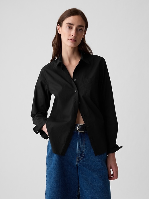 Image number 1 showing, Organic Cotton Poplin Classic Shirt
