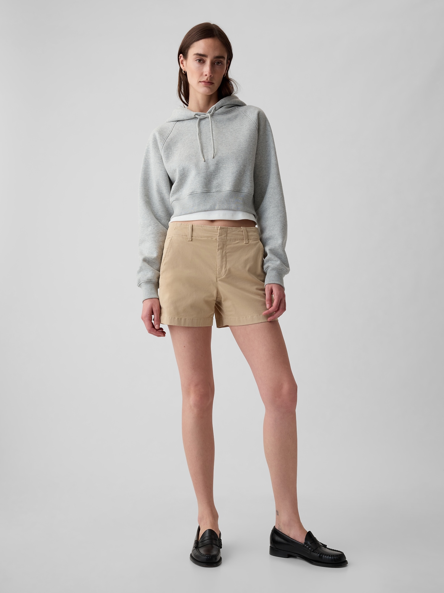 4" Downtown Khaki Shorts