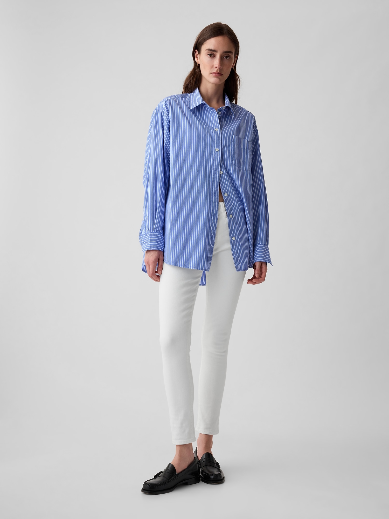 Mid Rise True Skinny Jeans Gap