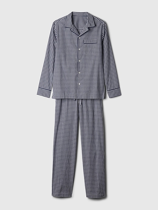 Image number 5 showing, Adult Poplin Pajama Set