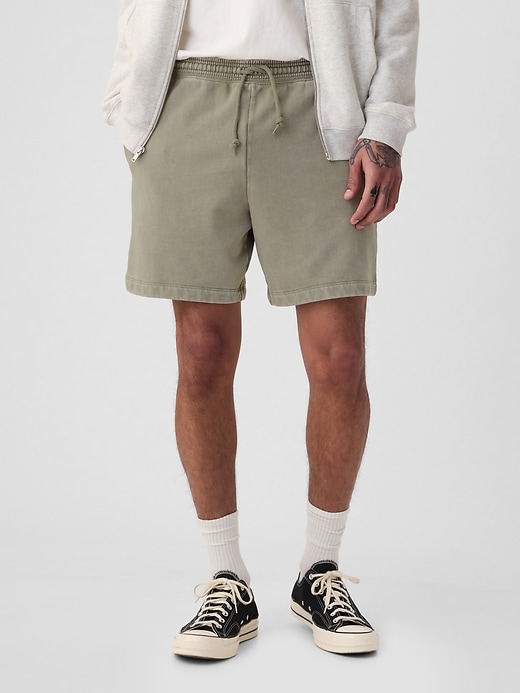 Image number 1 showing, 7" French Terry Shorts with E-Waist