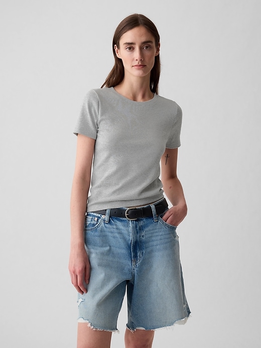 Image number 1 showing, Modern Cropped T-Shirt