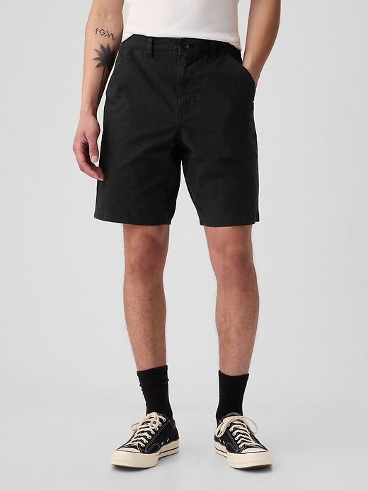 2 of 8 showing, with the color black of product Carpenter Utility Shorts