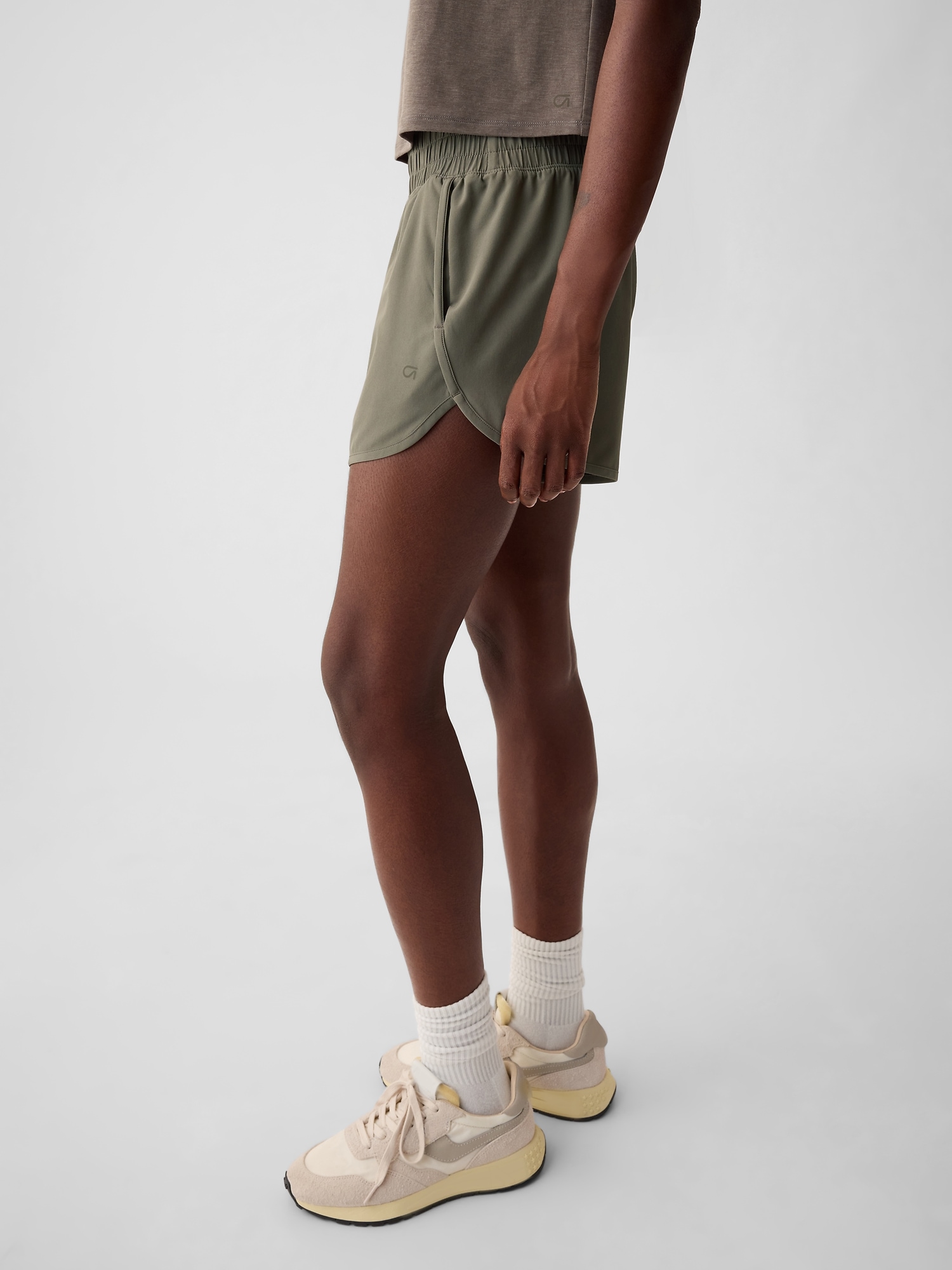 GapFit High Rise Running Shorts Gap