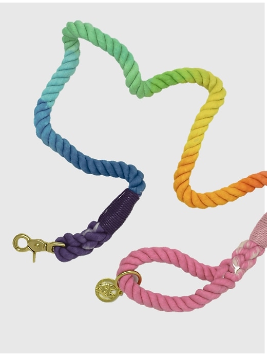 Image number 2 showing, Rope Organic Cotton Ombre Dog Leash
