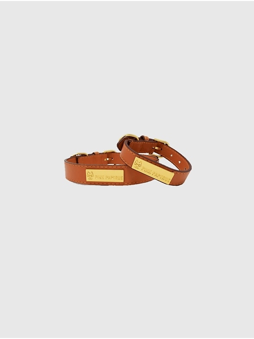 2 of 8 showing, with the color Ainsley of product Vegan Leather Dog Collar
