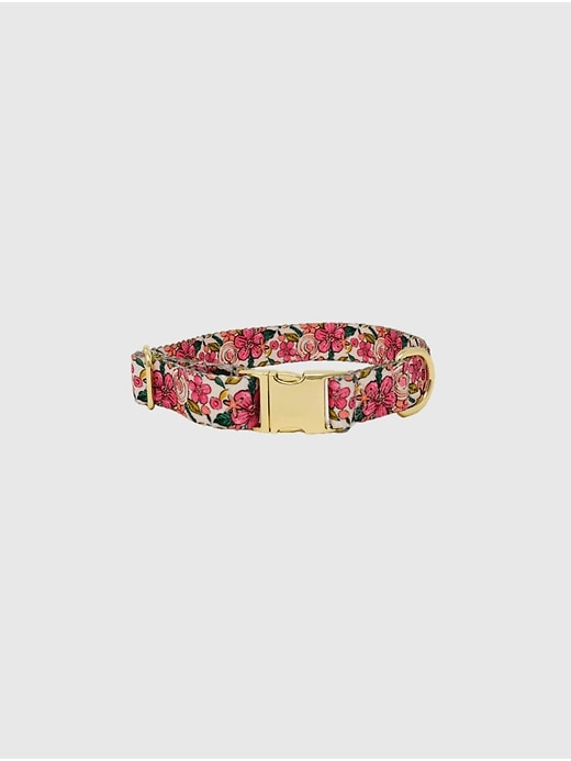 Image number 1 showing, Printed Fabric Dog Collar