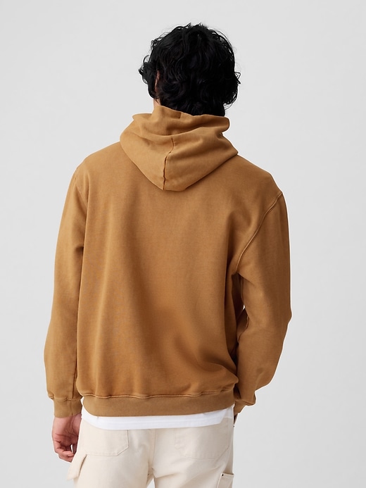 2 of 8 showing, with the color pretzel of product Gap Arch Logo Ripstop Hoodie