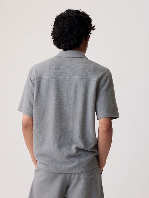 2 of 8 showing, with the color pilot grey of product Waffle Shirt