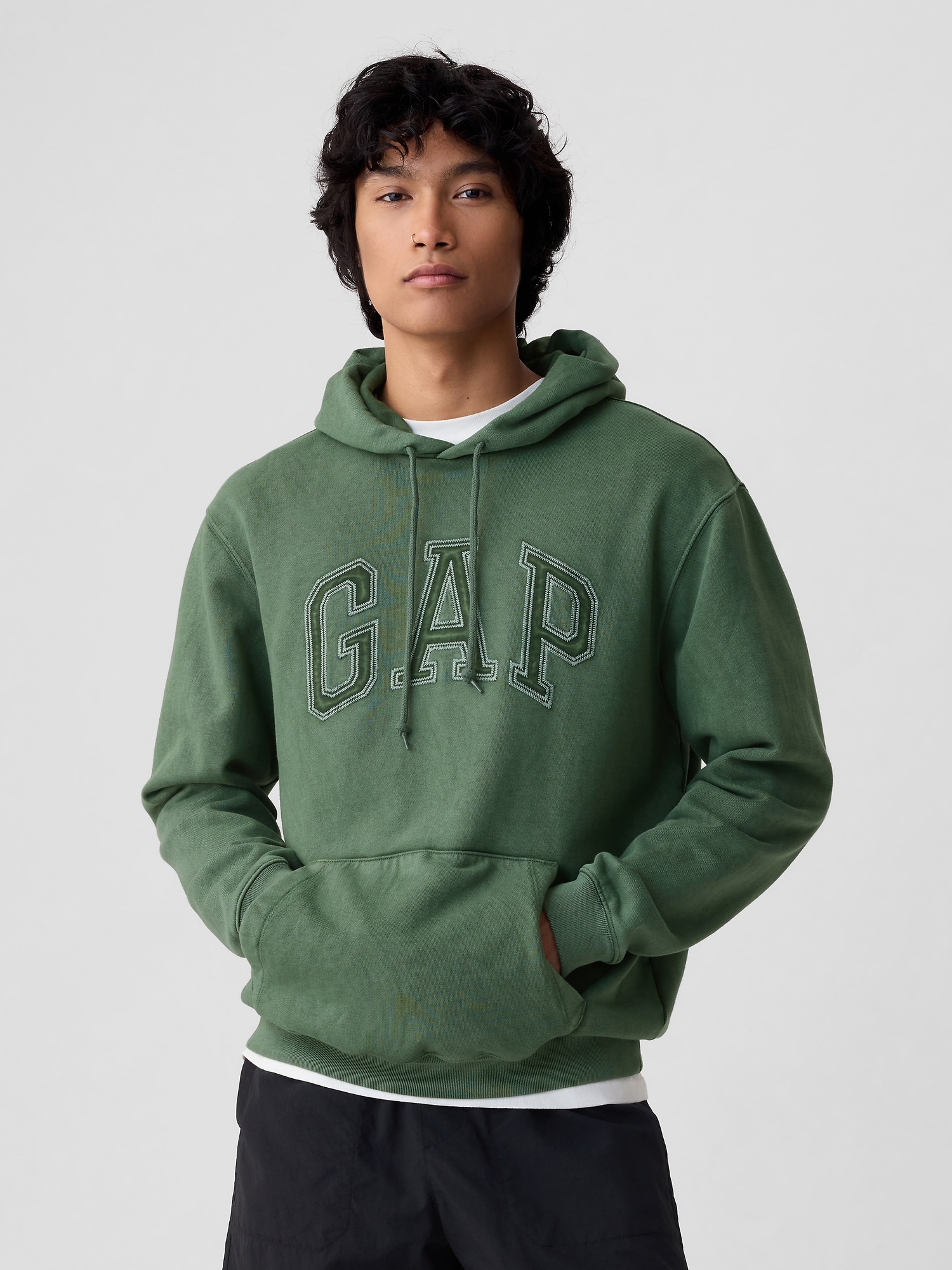 Gap Arch Logo Ripstop Hoodie