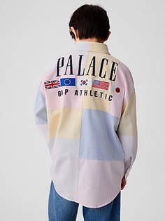 Palace Gap Kids Stripe Oxford Drop Shoulder