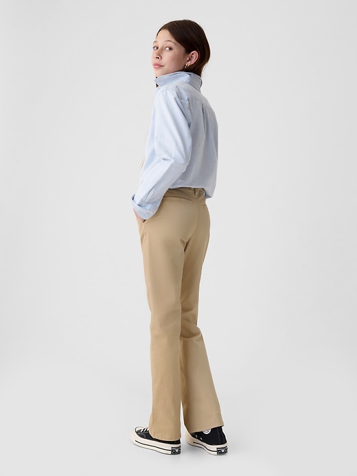 Image number 2 showing, Kids Uniform Bootcut Khakis