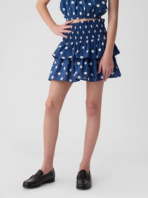 Image number 1 showing, Kids Smocked Skort