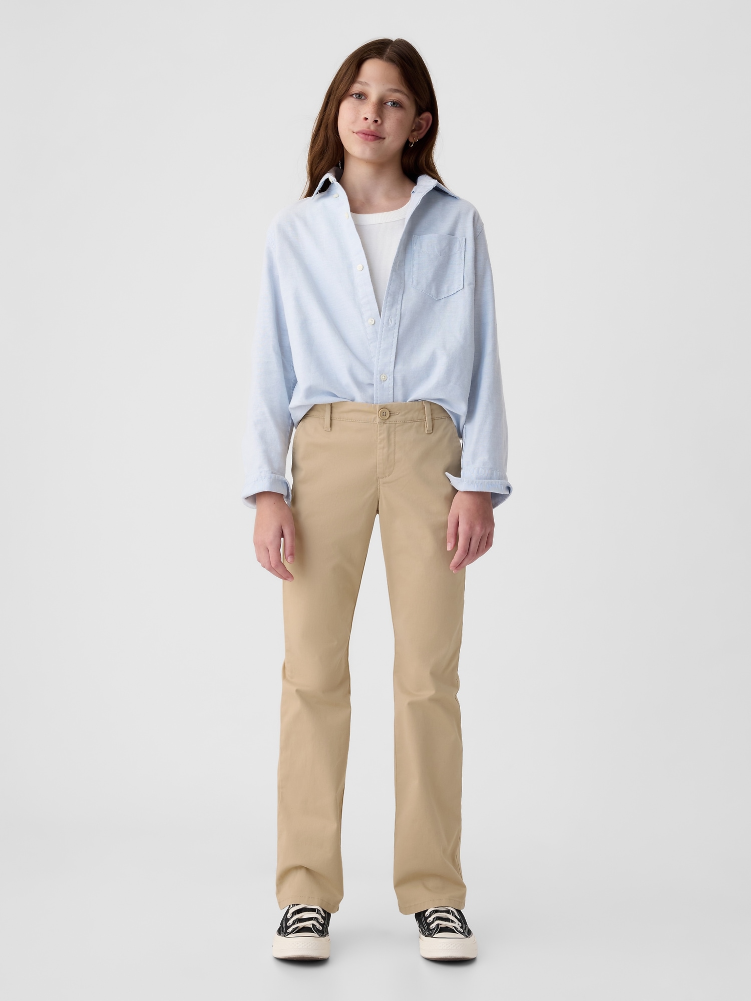 Kids Uniform Bootcut Khakis