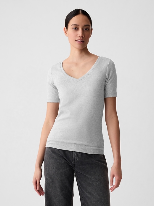 Image number 8 showing, Modern V-Neck T-Shirt