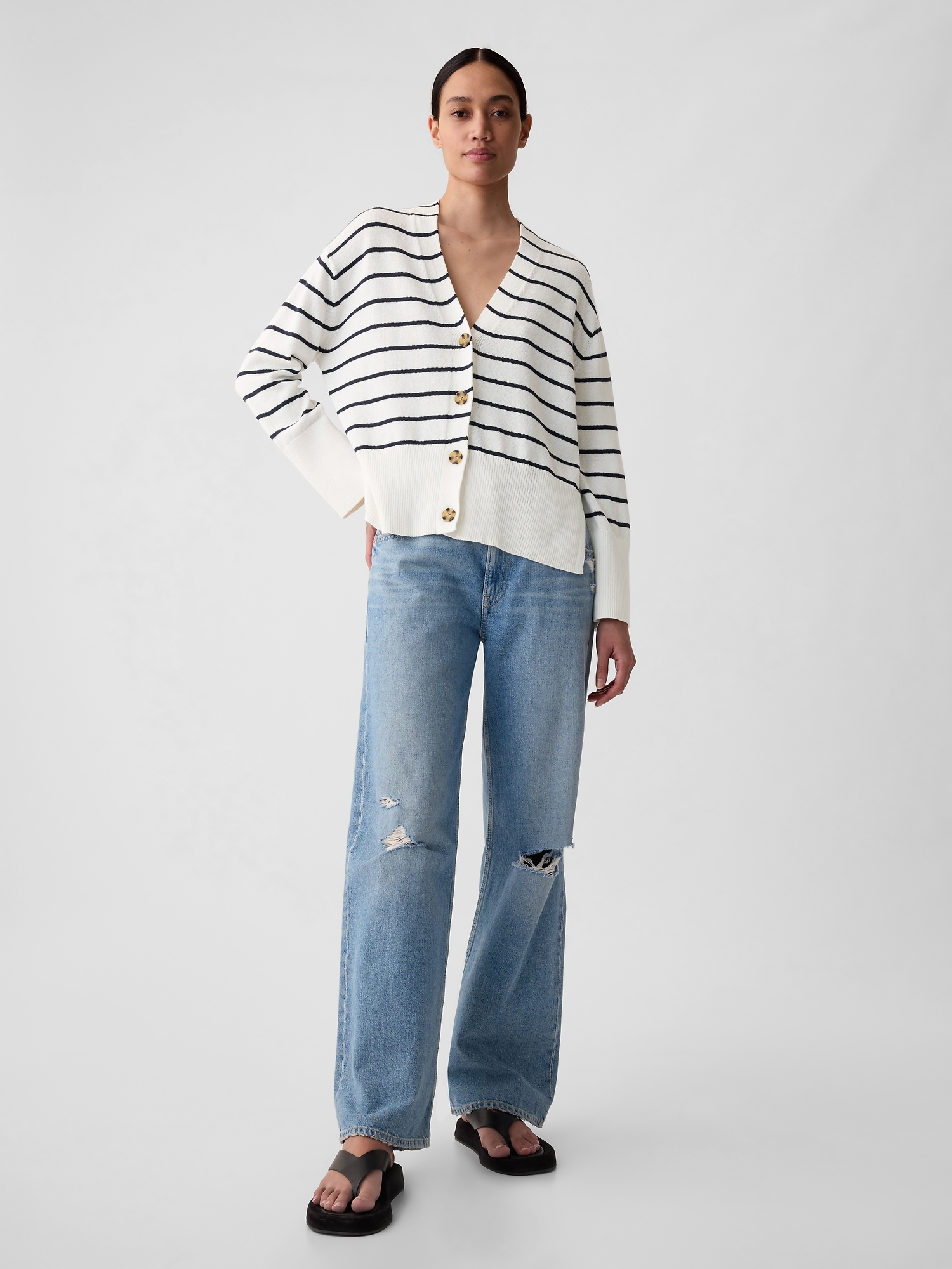 24-7-split-hem-linen-blend-oversized-cardigan-gap