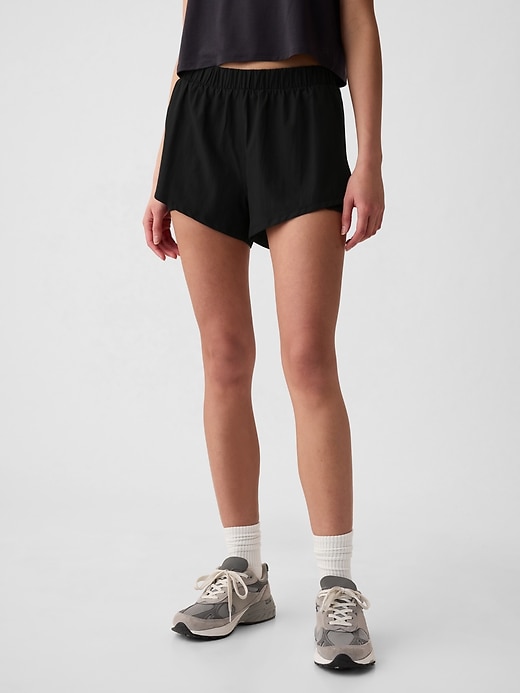 GapFit Mid Rise Dolphin Running Shorts Gap