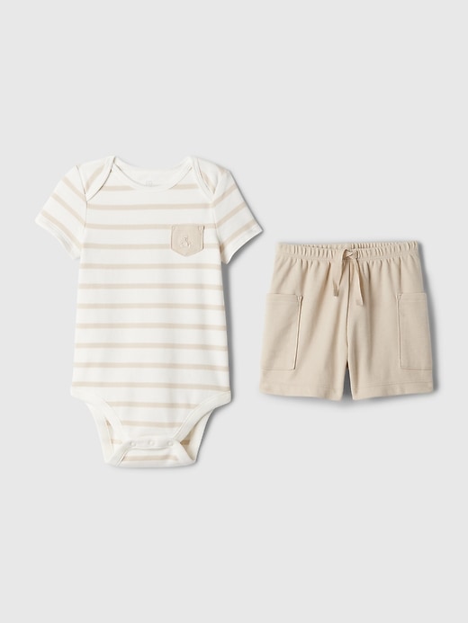 Image number 1 showing, Baby Supima® Bodysuit Outfit Set