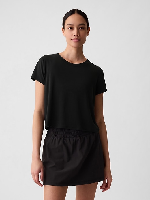Image number 1 showing, GapFit Breathe Cropped Shirt