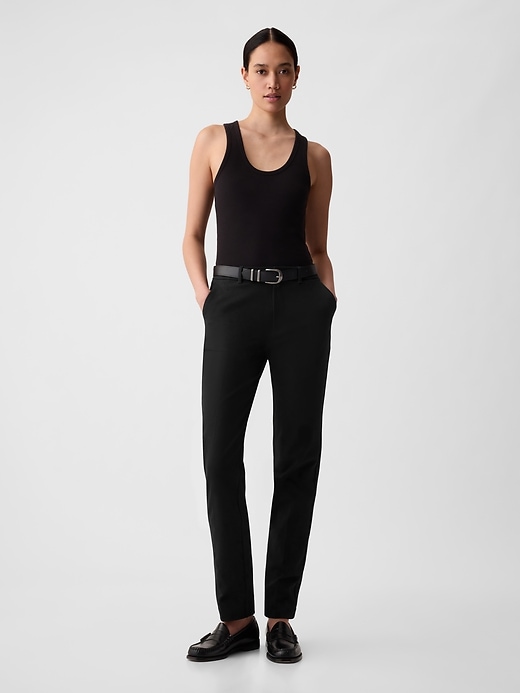 Image number 9 showing, Mid Rise BiStretch Slim Pants