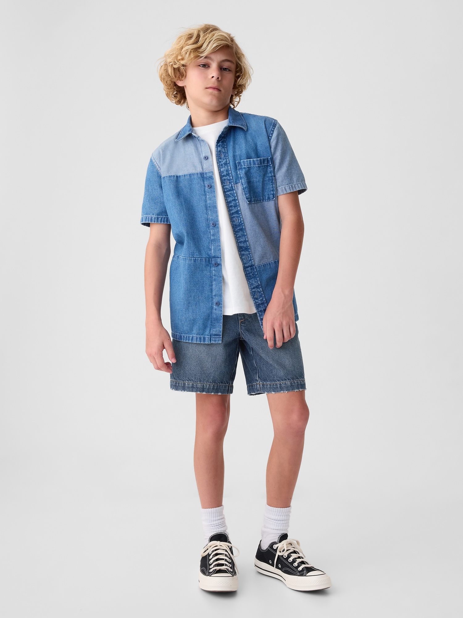 Kids Easy Denim Shorts