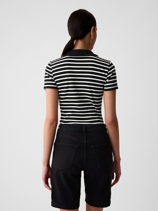 Image number 2 showing, Modern Rib Polo Bodysuit