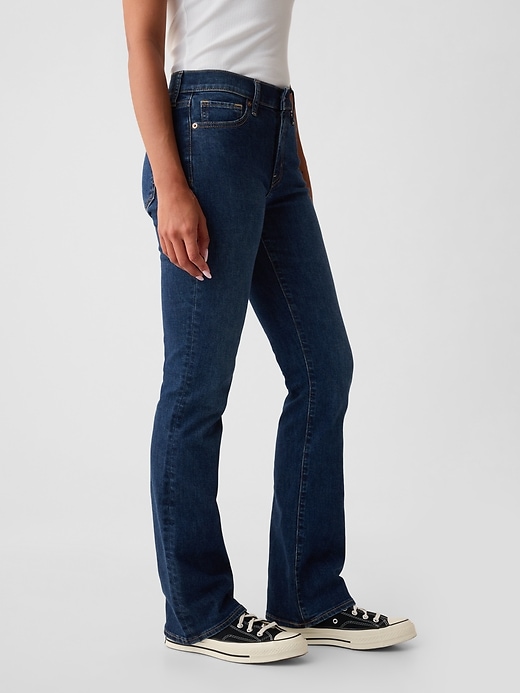 Image number 3 showing, Mid Rise Baby Boot Jeans