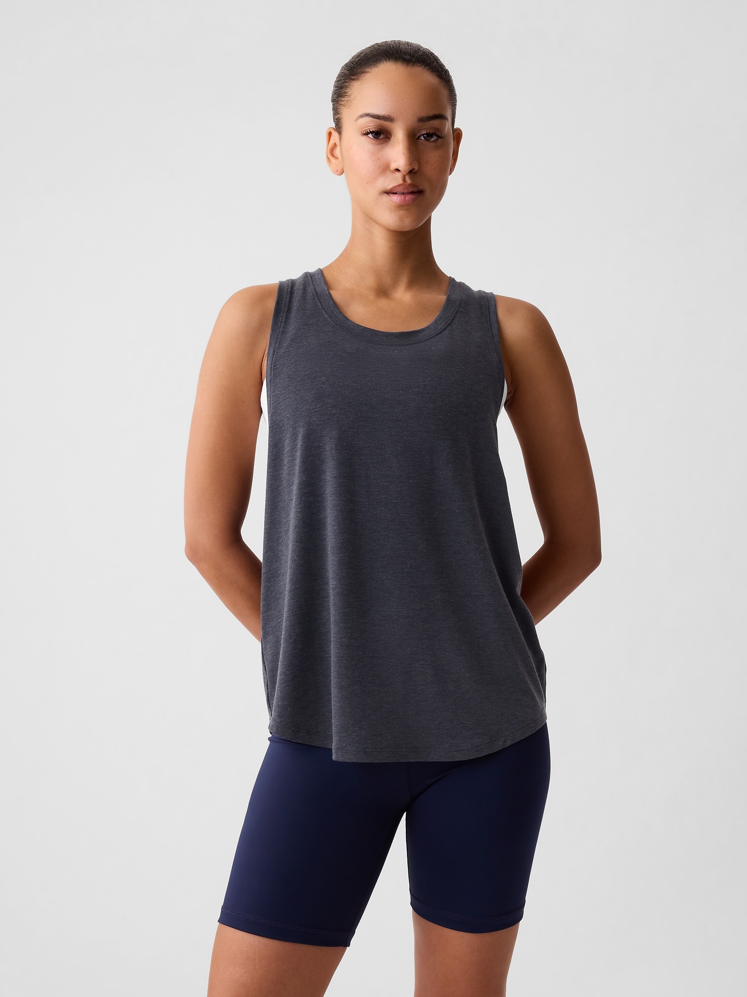 Gap Fit Muscle Tank Top In Navy Blue