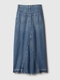 Denim Maxi Skirt