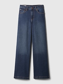 High Rise Stride Wide-Leg Jeans | Gap