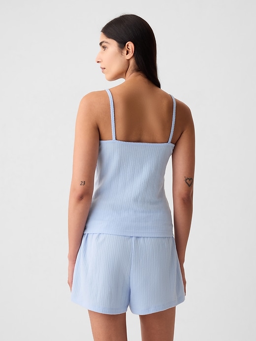 Image number 2 showing, Pointelle PJ Cami