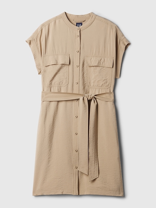 gap utility button mini dress Utility Shift Mini Dress