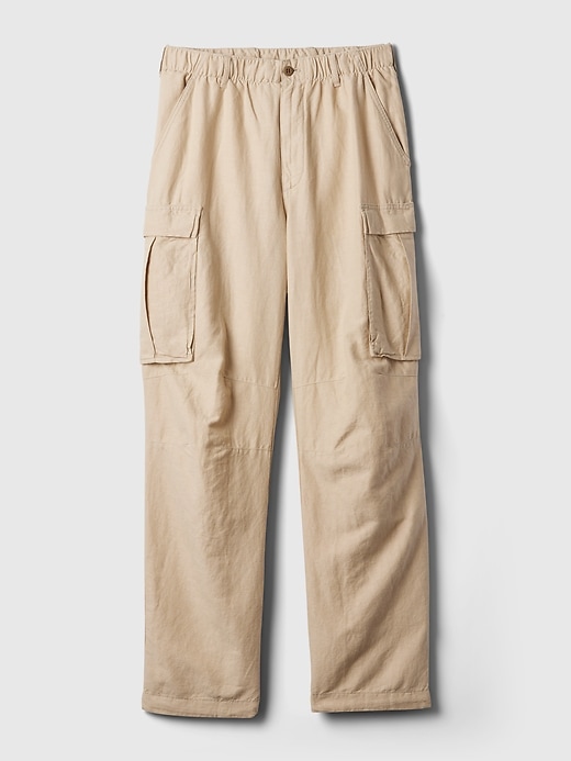 Image number 5 showing, Linen-Cotton Cargo Pants