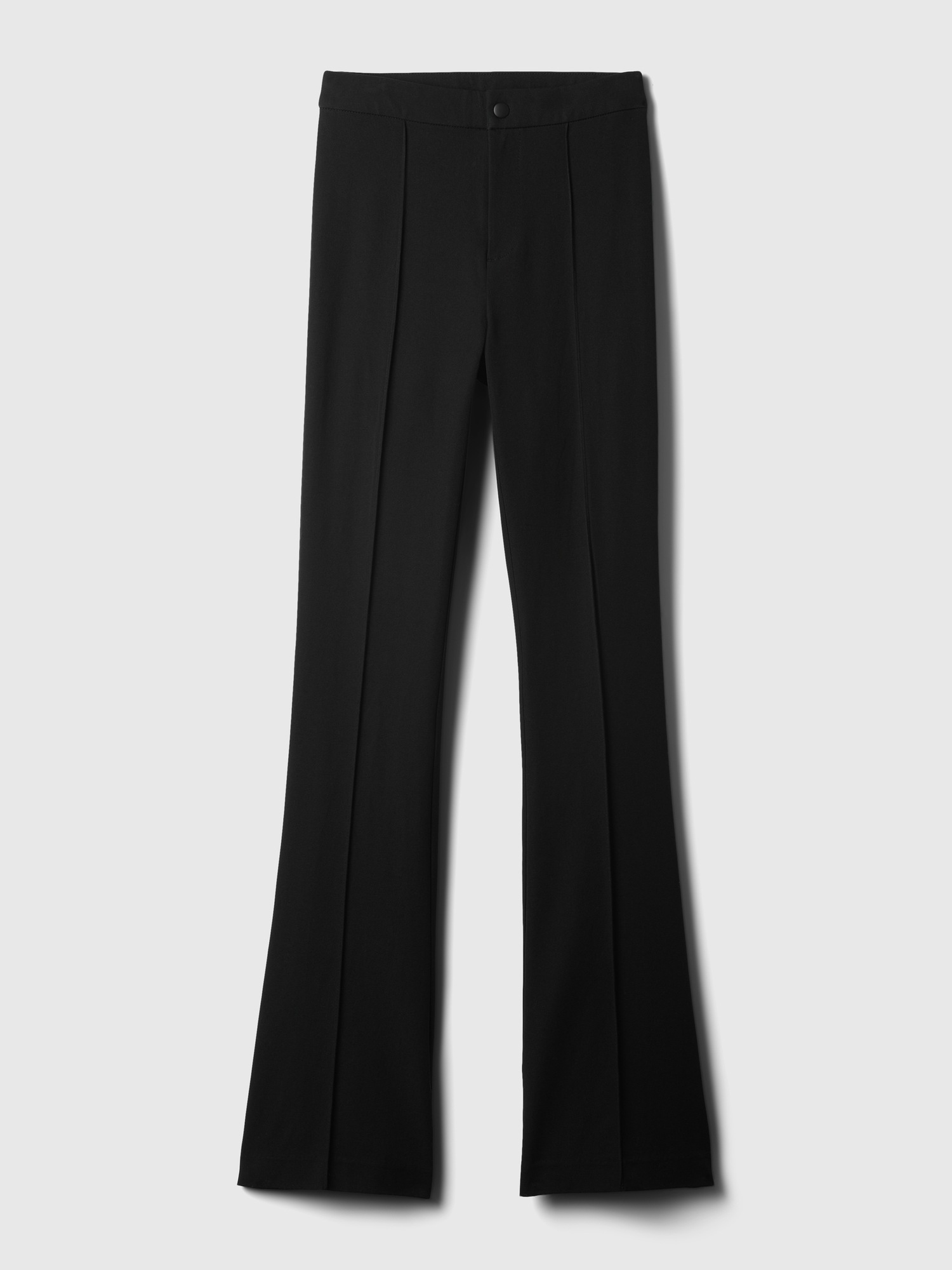 Женские брюки Gap High Rise BiStretch Flare, цвет: Чёрный — фото 5