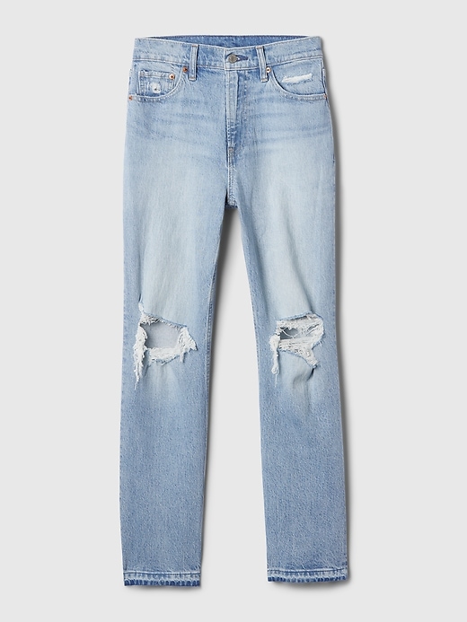Image number 7 showing, High Rise Cheeky Straight Jeans