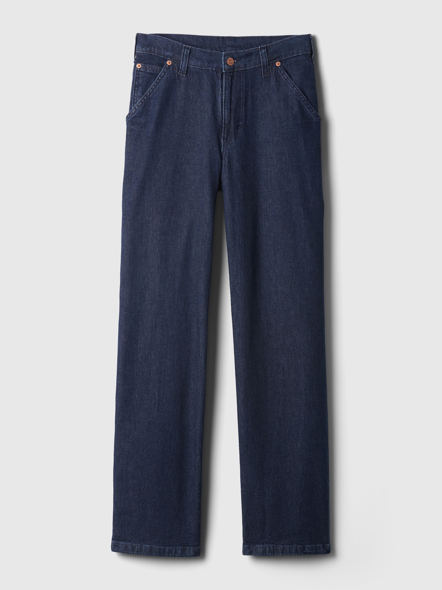Женские джинсы Gap Mid Rise '90s Loose Carpenter Jeans — фото 7