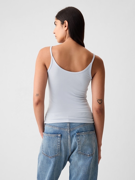 2 of 8 showing, with the color grey matter of product Mini Rib Tank Top