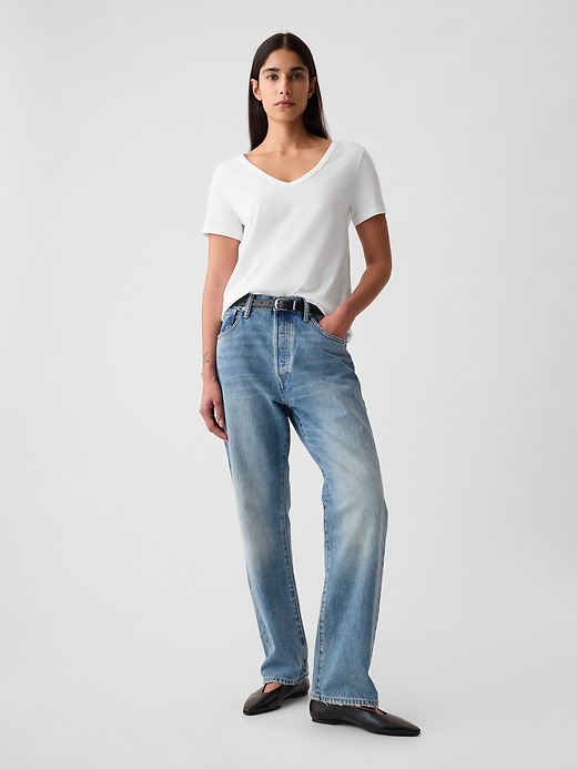 Image number 3 showing, Organic Cotton VintageSoft V-Neck T-Shirt